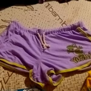 Yoshi shorts, feel like pjs
